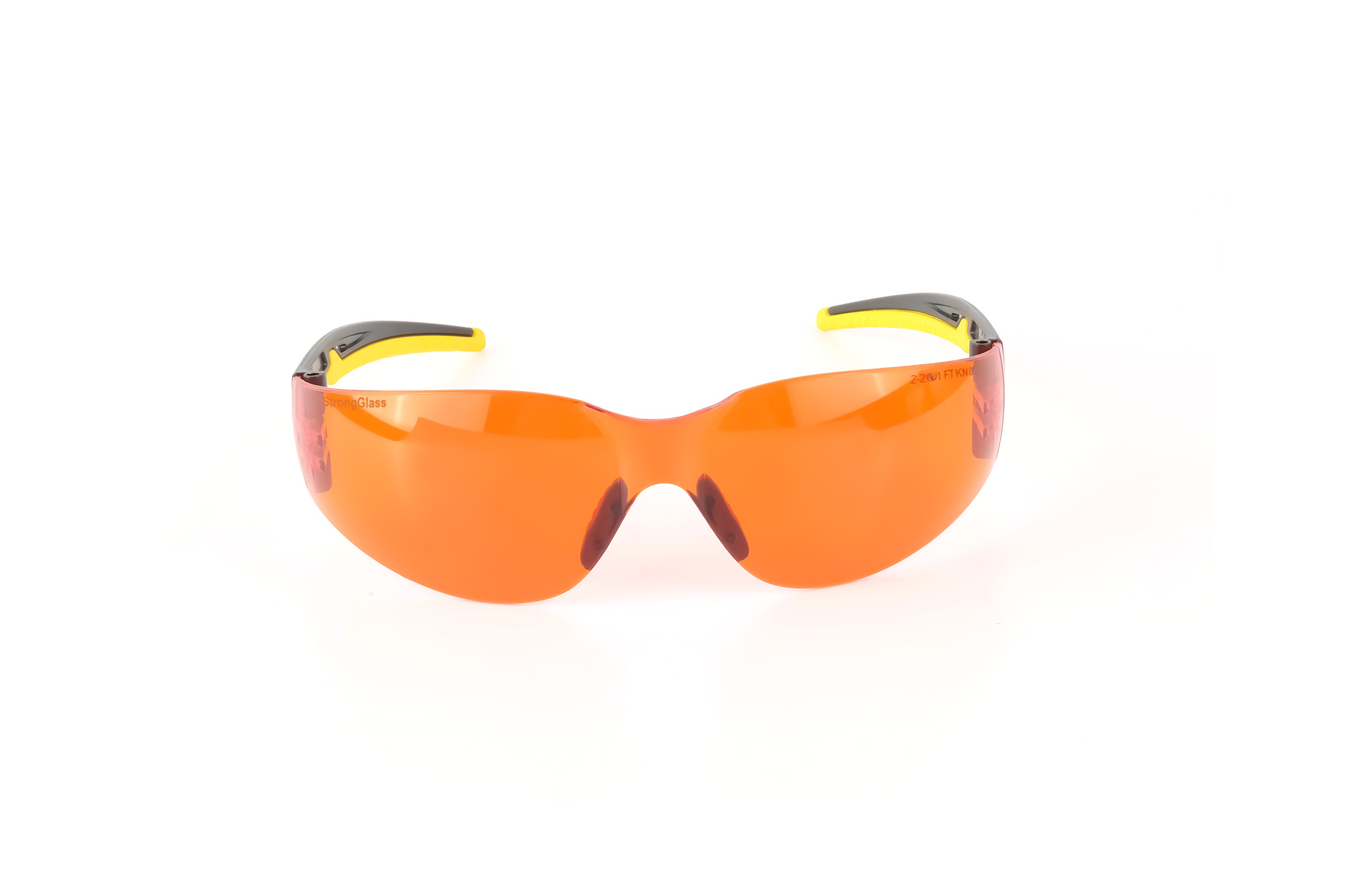 О15 HAMMER ACTIVE StrongGlass (2-2 PC)  очки защитные открытые с мягким носоупором