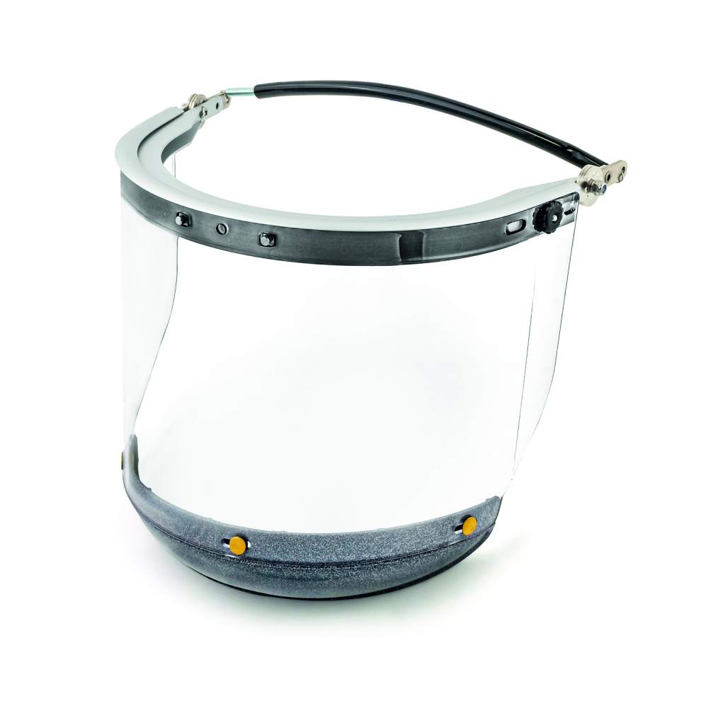 КБТ Стальной Барс® щиток защитный лицевой с креплением на каске и подбородником