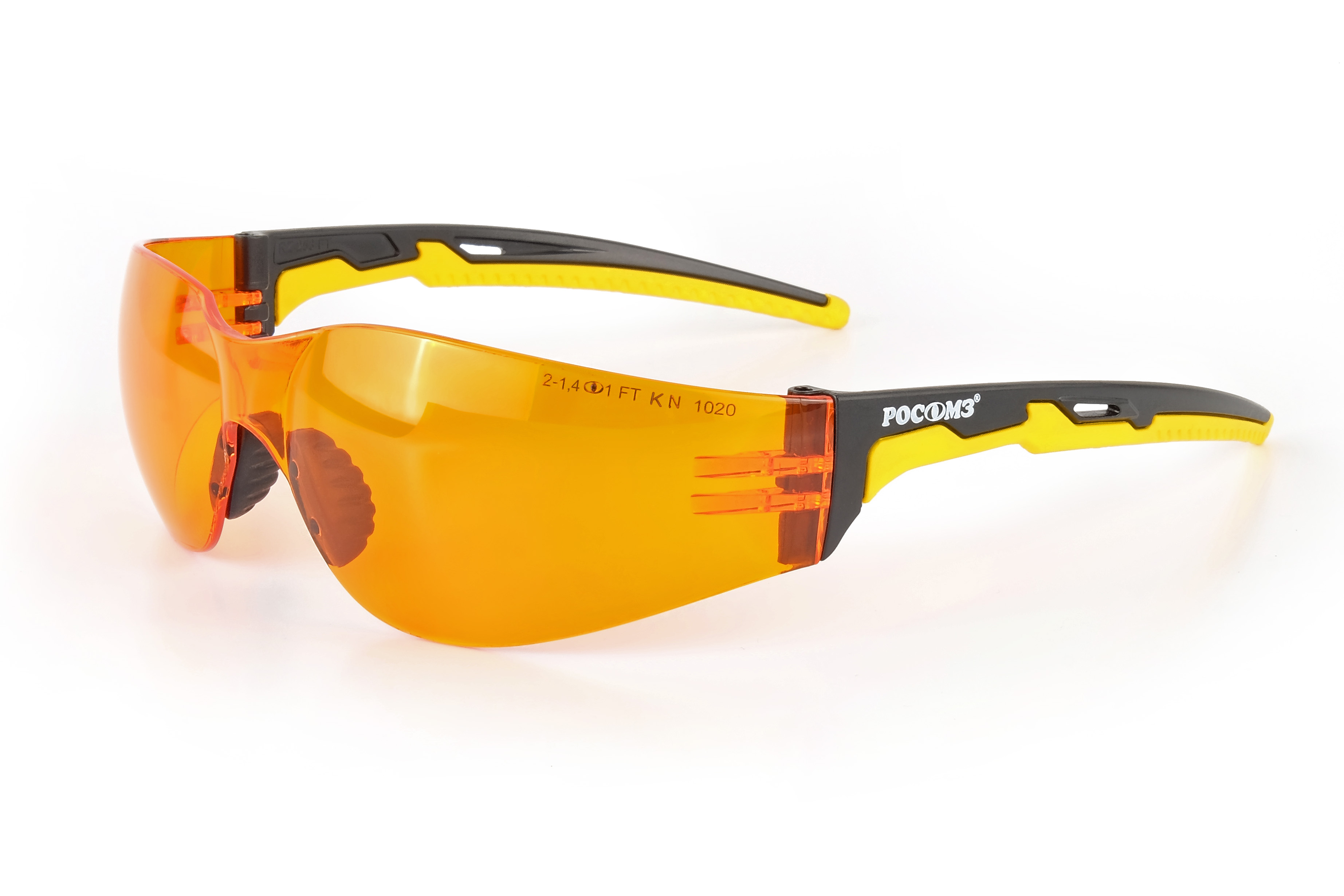 О15 HAMMER ACTIVЕ Strong Glass (2-1,4 PC) очки защитные открытые с мягким носоупором