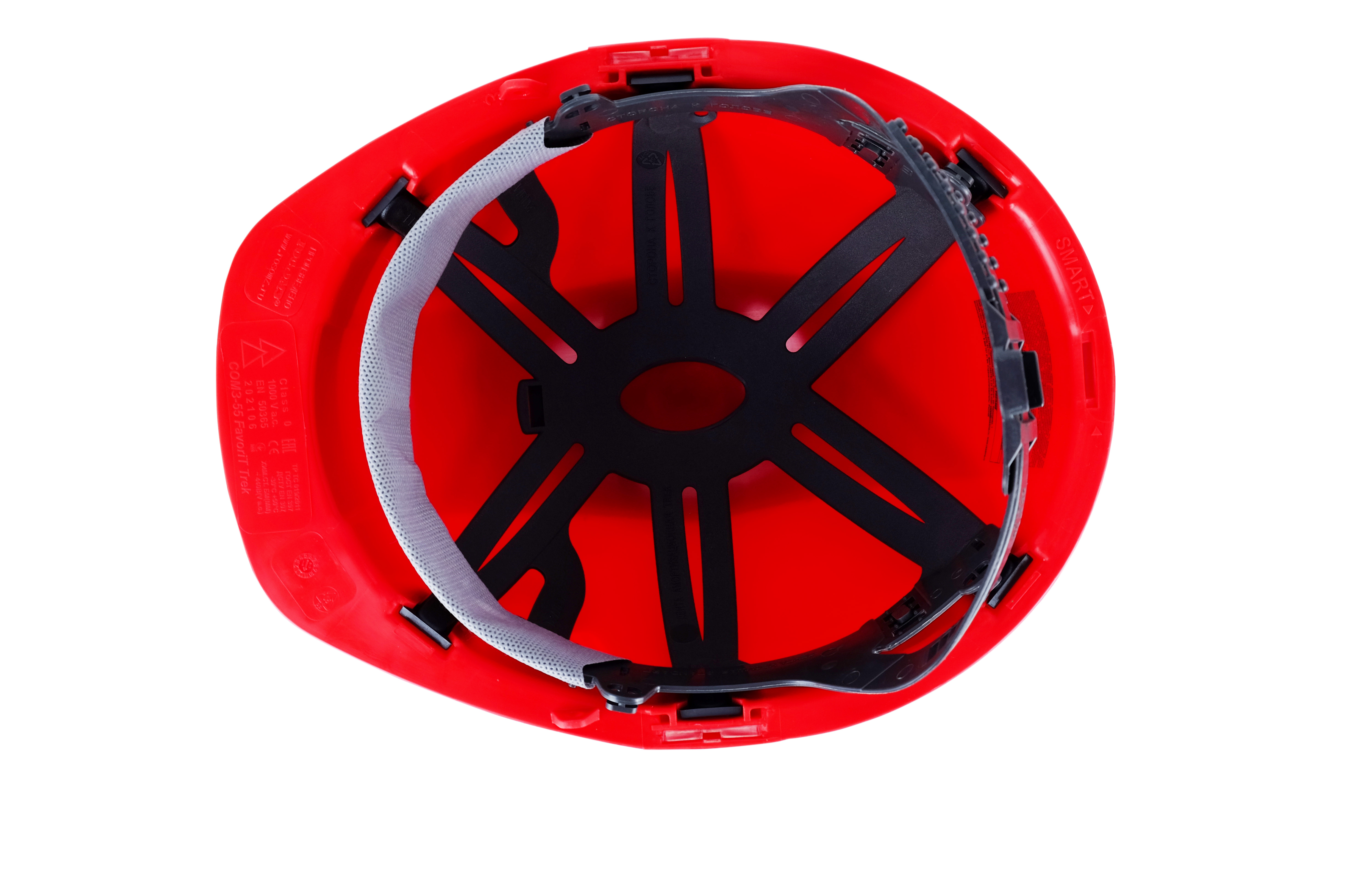 Каска защитная СОМЗ-55 FavoriT Trek стандарт (V -электроизоляционная) красная