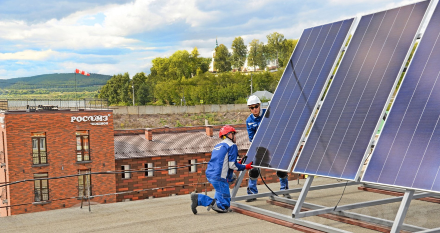 Энергия солнца для завода РОСОМЗ