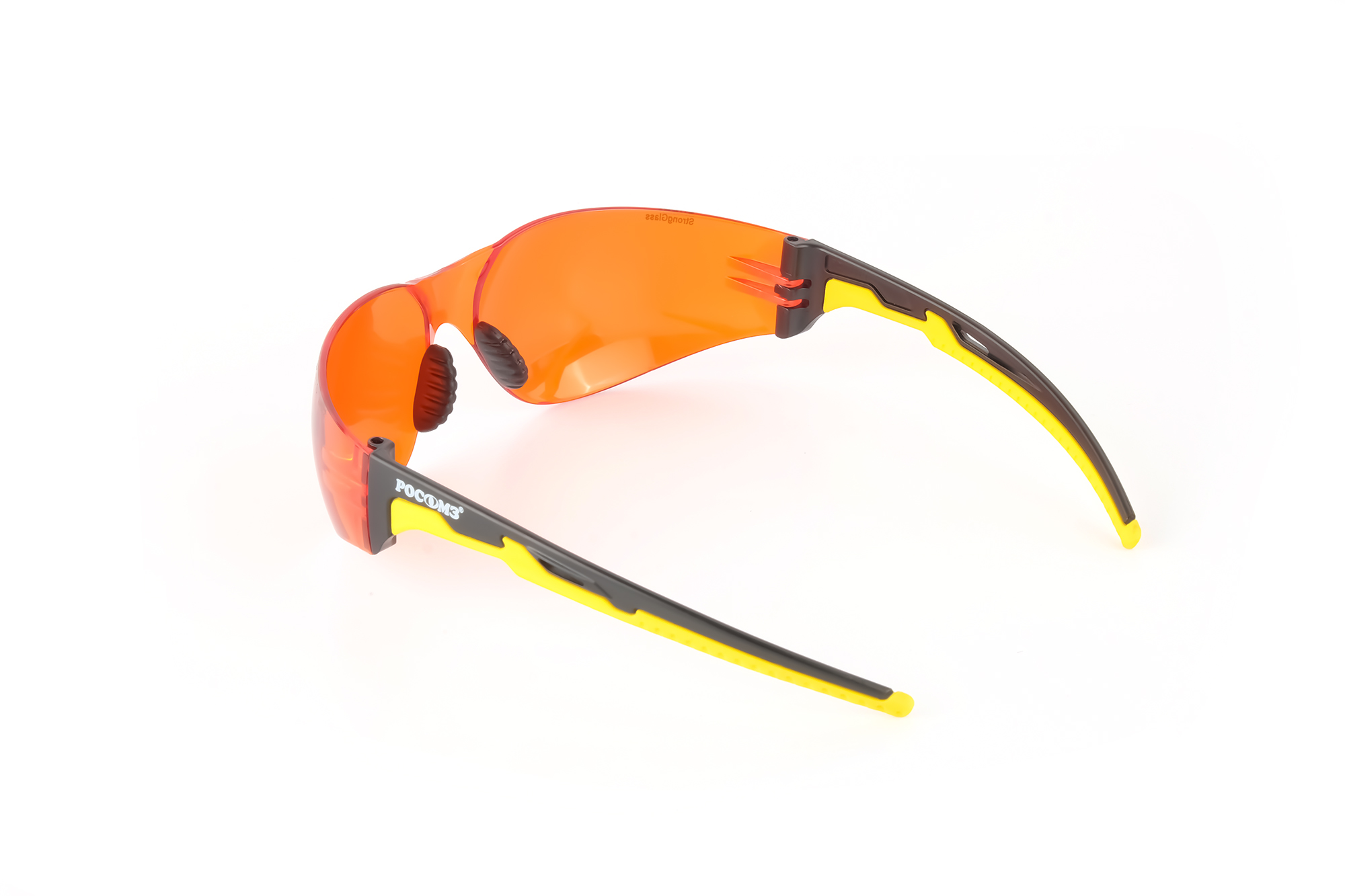 О15 HAMMER ACTIVE StrongGlass (2-2 PC)  очки защитные открытые с мягким носоупором